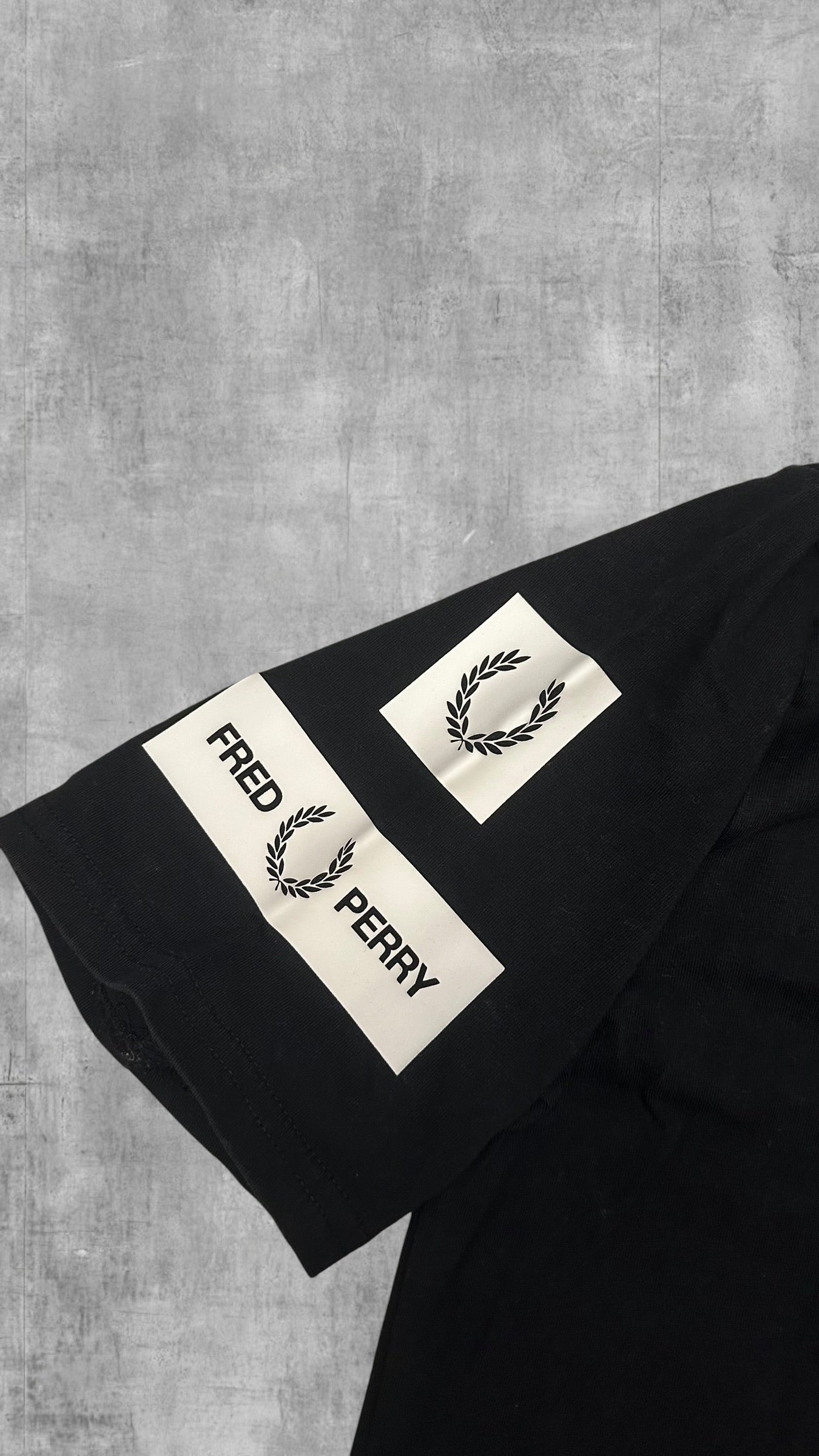 Fred Perry T-shirt Schwarz Weiß S