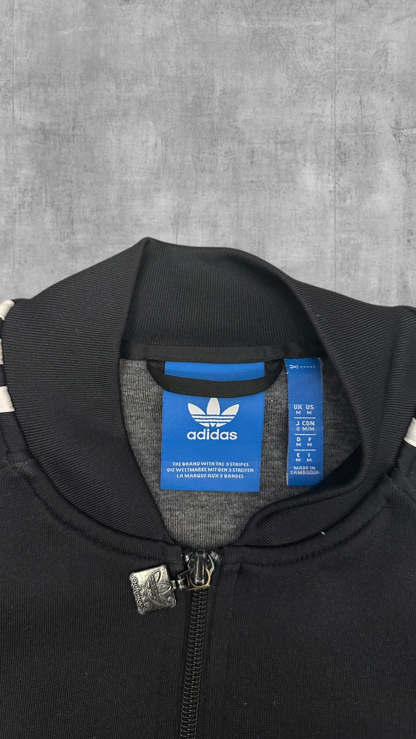 Adidas Firebird Vintage Trainingsjacke Schwarz M