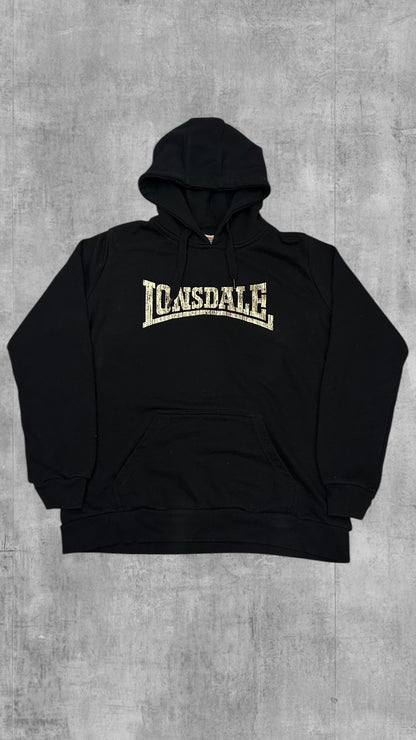 Lonsdale London Pullover Hoodie Schwarz Gold M
