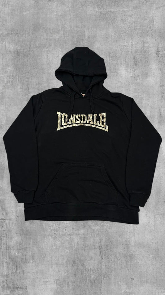 Lonsdale London Pullover Hoodie Schwarz Gold M