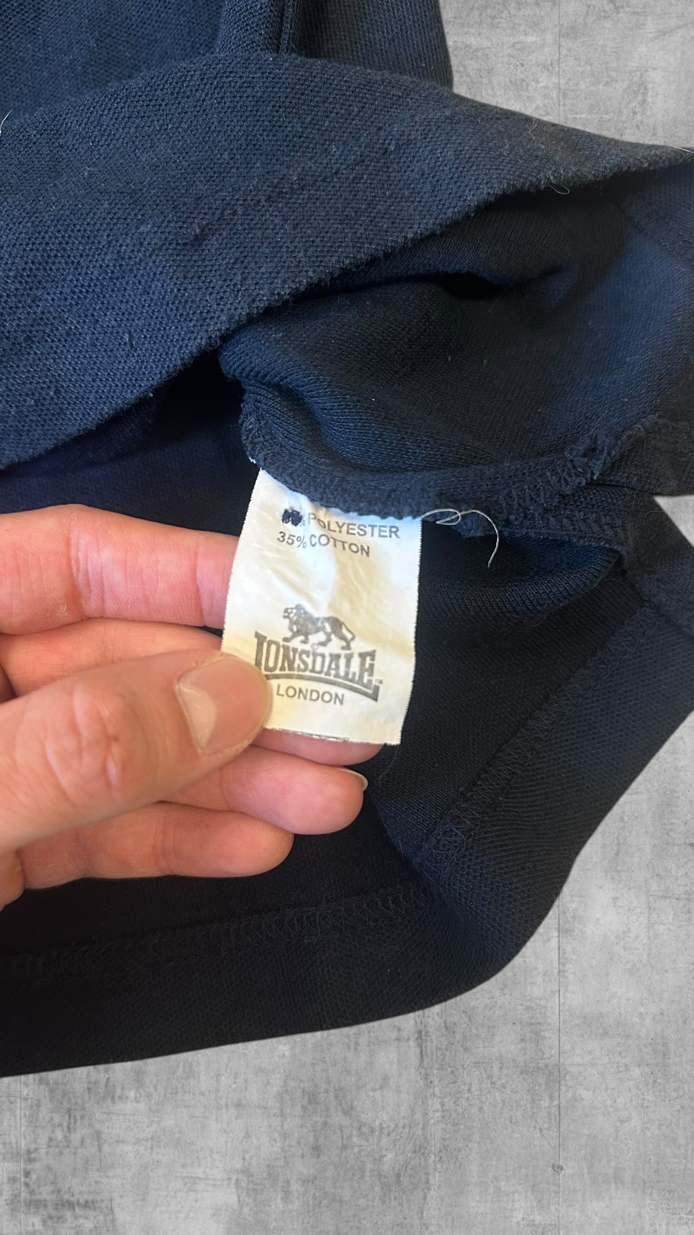 Lonsdale London Polo Shirt Schwarzblau M