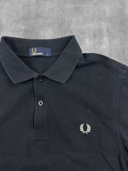 Fred Perry Polo Shirt Schwarz S