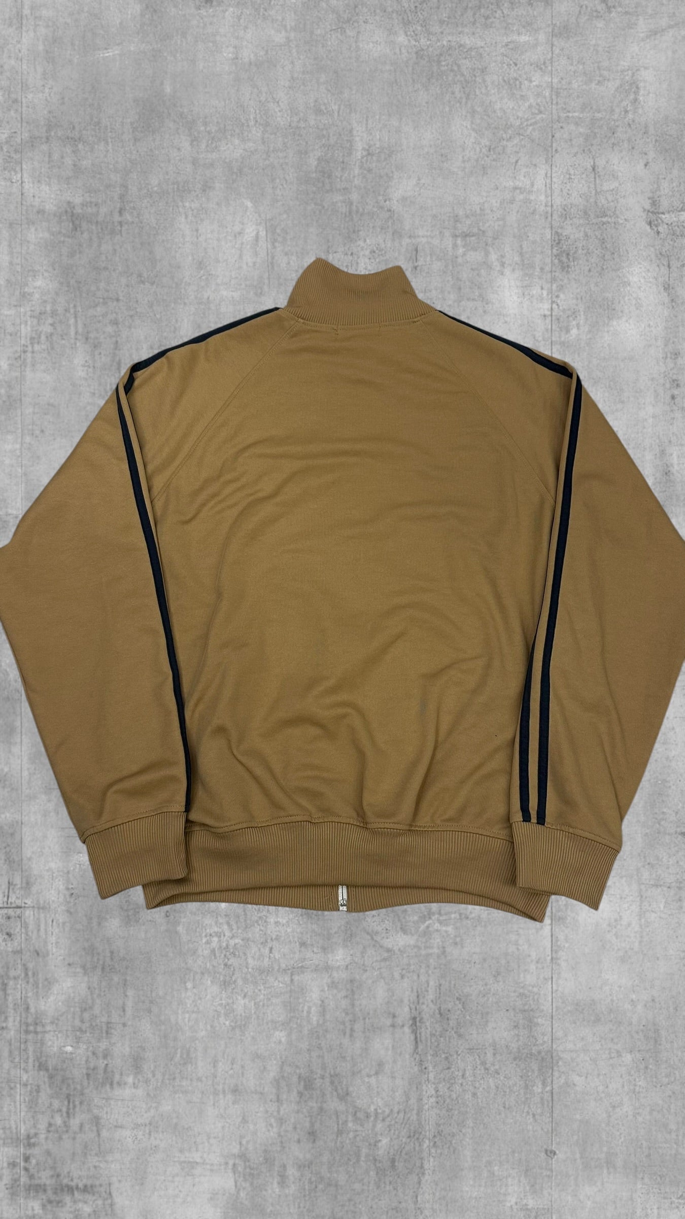 Fred Perry Vintage Trainingsjacke Taped Ocker Schwarz M