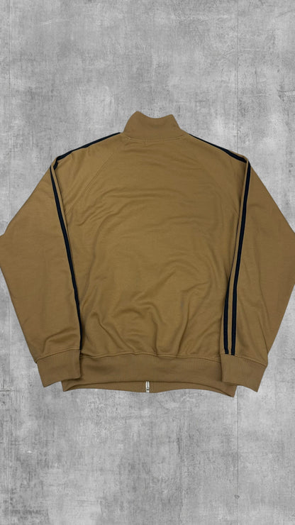 Fred Perry Vintage Trainingsjacke Taped Ocker Schwarz M