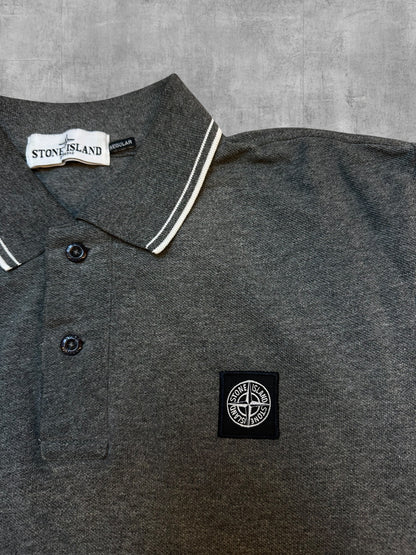 Stone Island Vintage Polo Shirt Grau S