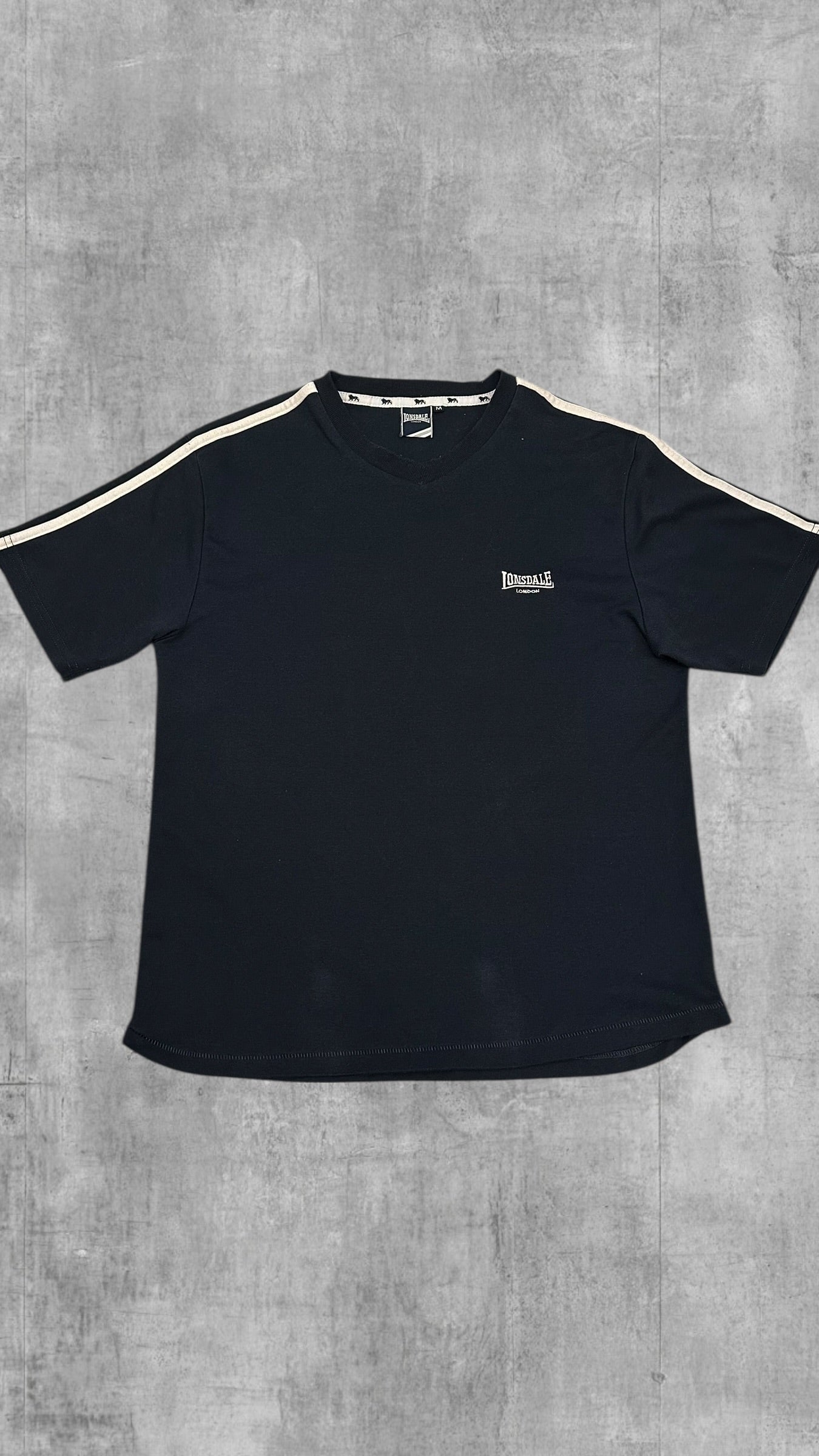 Lonsdale London Taped T-Shirt Schwarz M