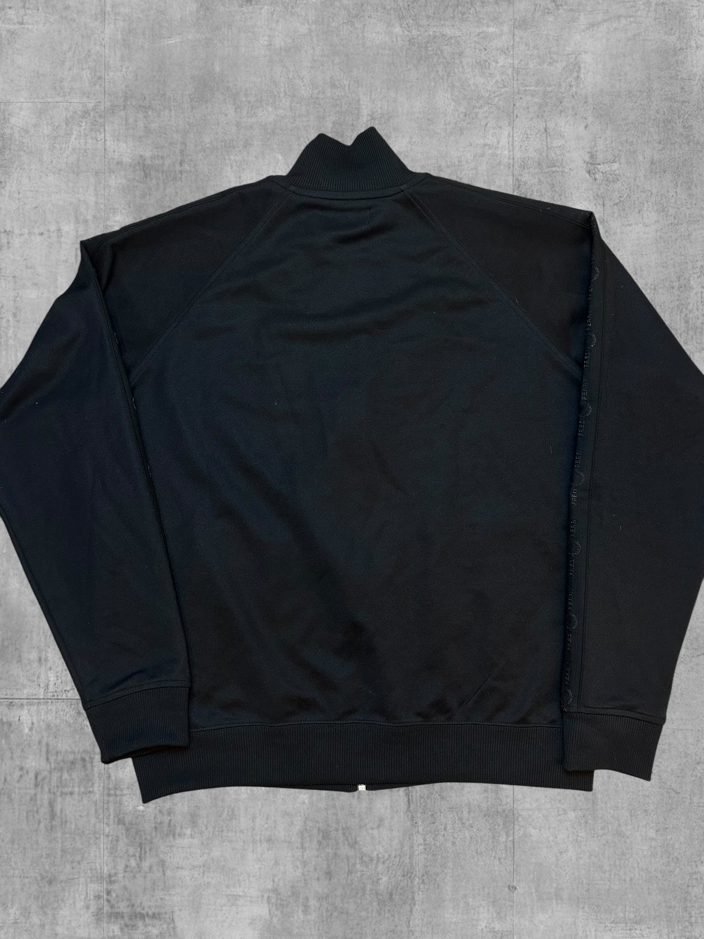Fred Perry Trainingsjacke Taped Black on Black L (sehr selten)