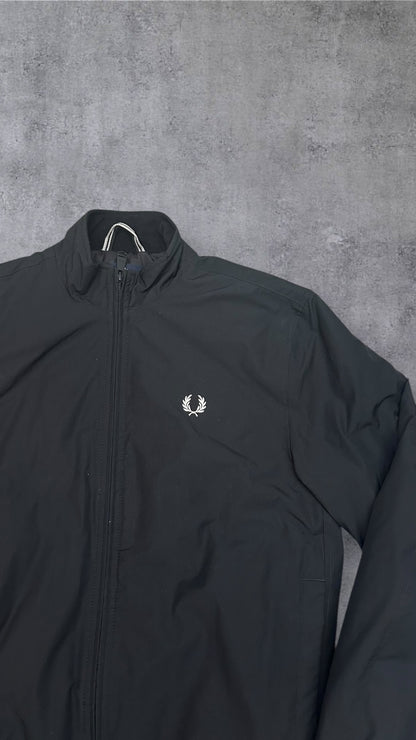 Fred Perry Bomberjacke Regenjacke Schwarz S