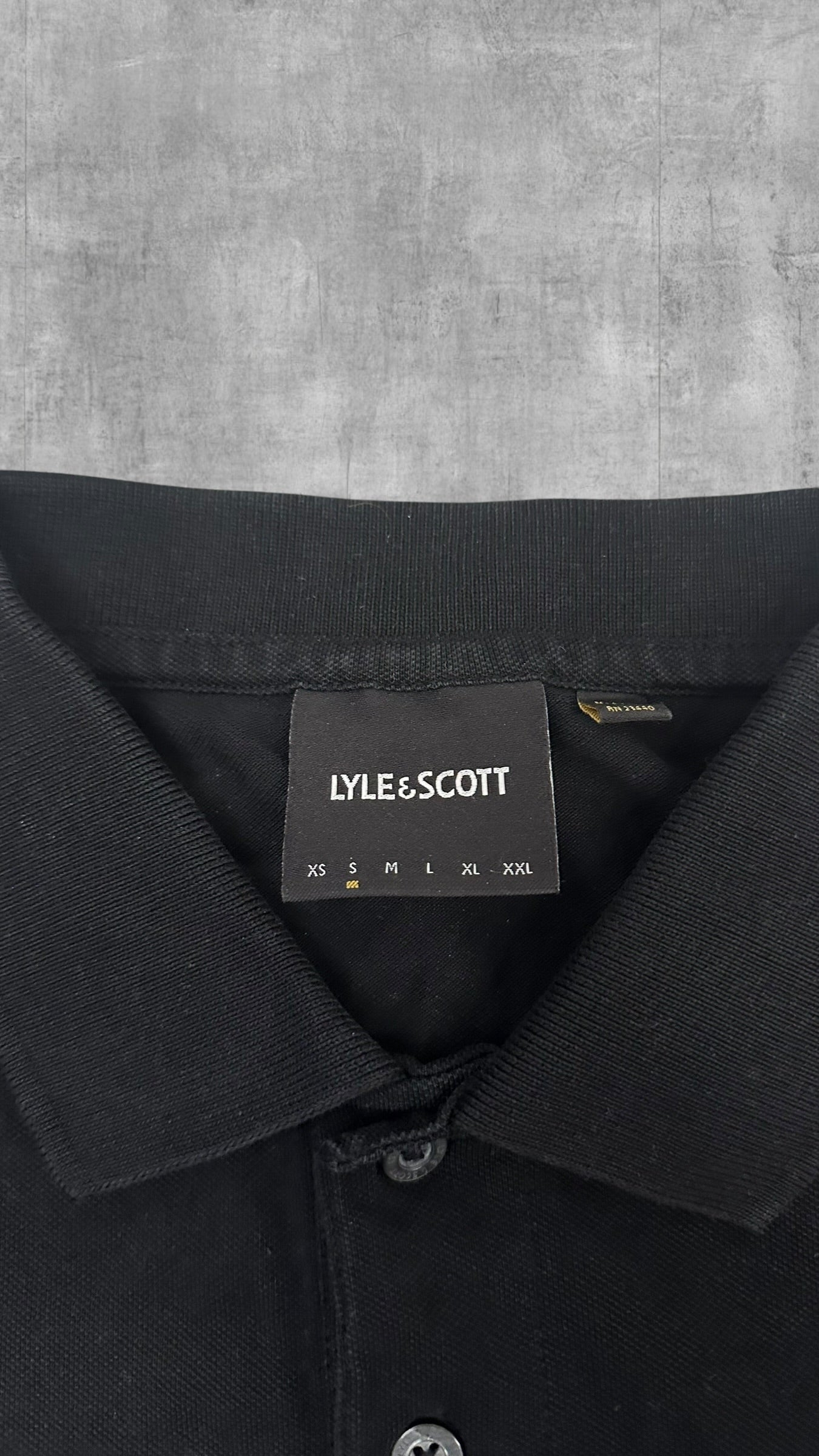 Lyle & Scott Polo Shirt Schwarz S