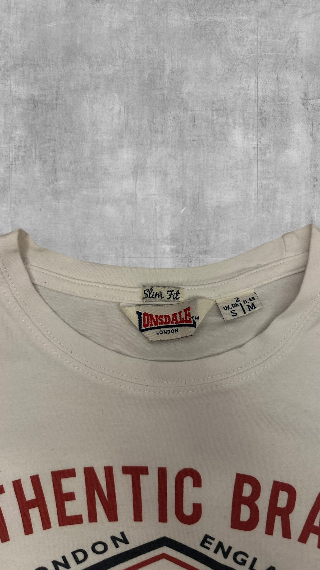 Vintage Lonsdale London T-Shirt Weiß S