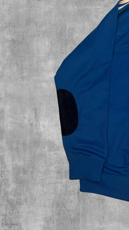 Fred Perry Vintage Trainingsjacke Taped Blau Weiß L