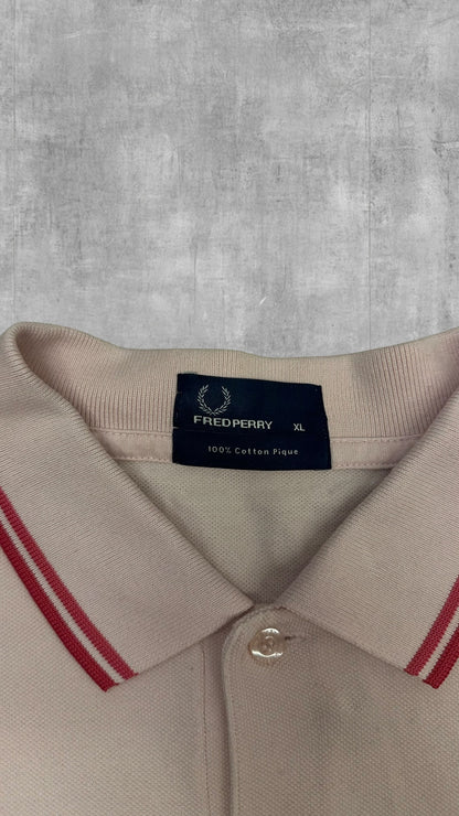 Fred Perry Polo Shirt Pink Rosa XL