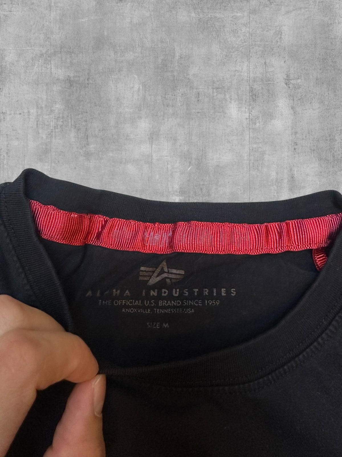 Alpha Industries T-Shirt Schwarz M Damen