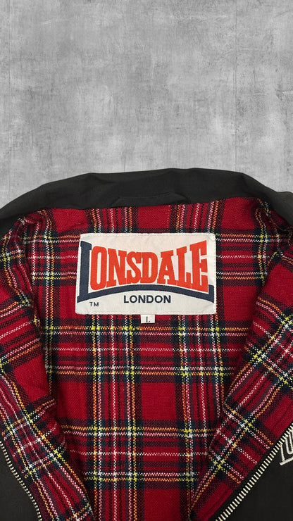 Lonsdale London Harrington Jacke Schwarz L