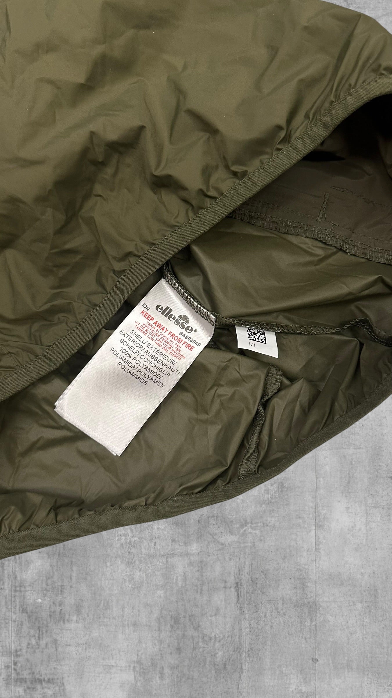 Ellesse Windbreaker Khaki Grün XS