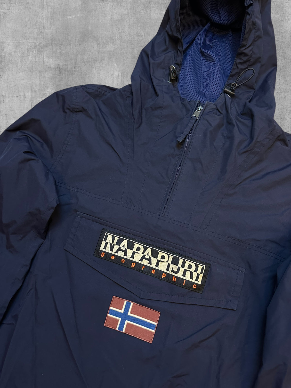 Napapijri Windbreaker Regenjacke Navy Blau L