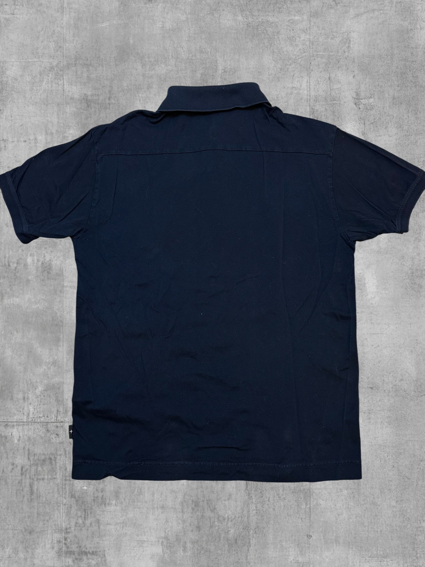Stone Island Polo Shirt Schwarzblau L