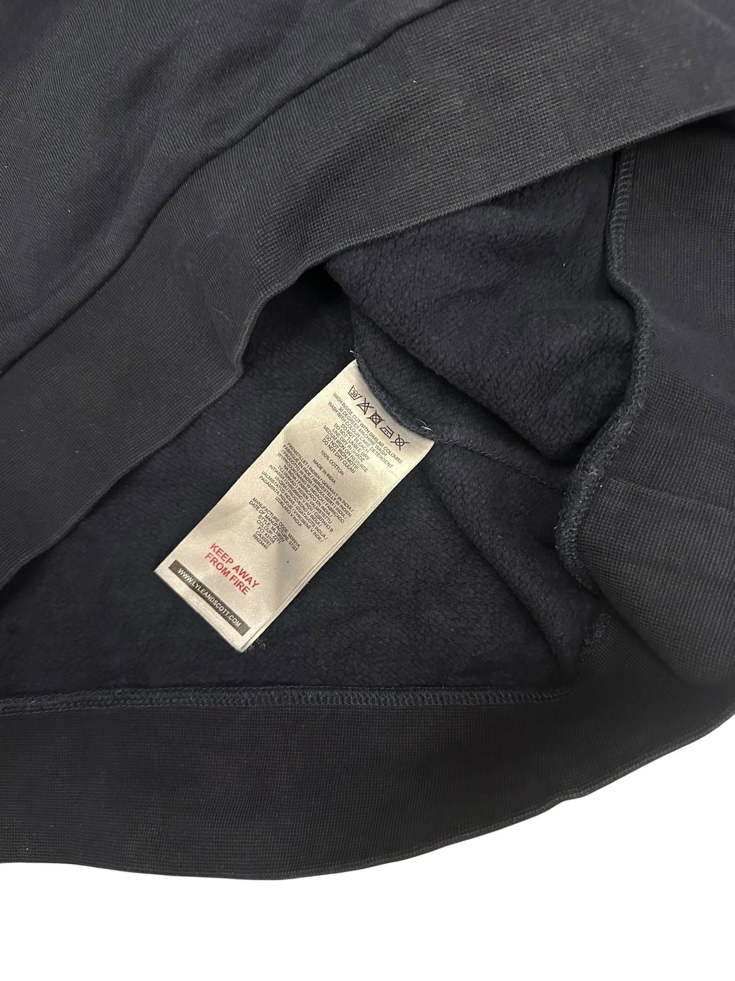 Lyle & Scott Half / Quarter Zip Pullover Schwarz M