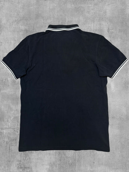 Fred Perry Polo Shirt Schwarz Weiß M