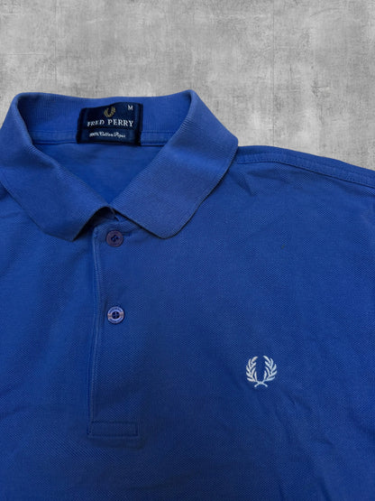 Fred Perry Polo Shirt Blau M