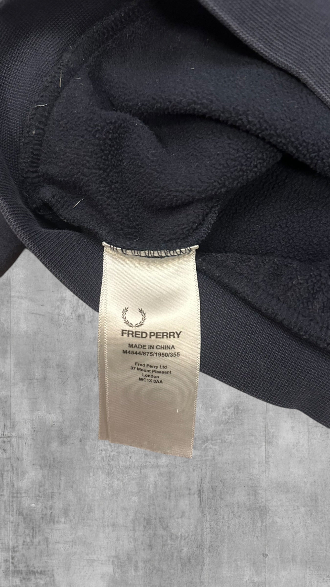 Fred Perry Sweatshirt Navy Blau M