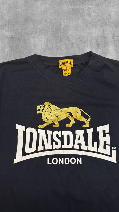 Lonsdale London Longsleeve Schwarz Navy Blau M