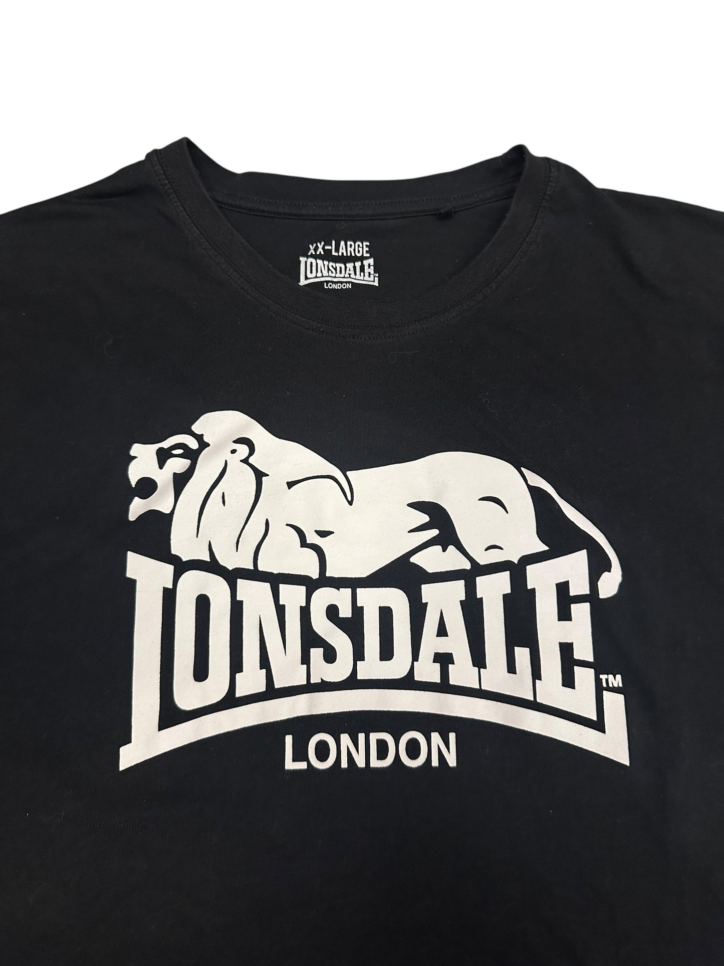 Lonsdale London T-Shirt Schwarz Weiß XXL