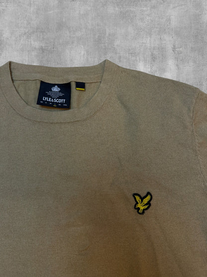 Lyle & Scott Strick Sweatshirt Beige L