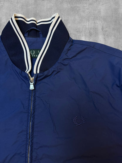 Fred Perry Bomberjacke Windbreaker Navy Blau L