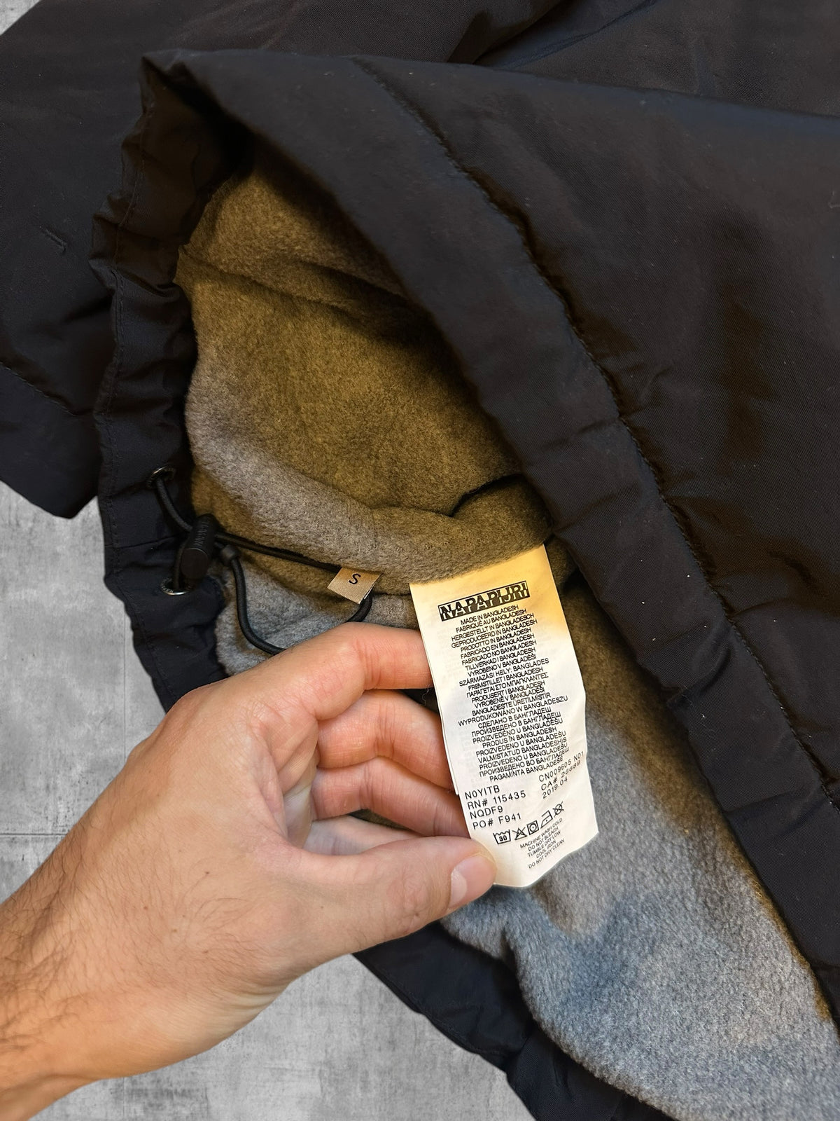Napapijri Giacca Windbreaker foderata Nero S