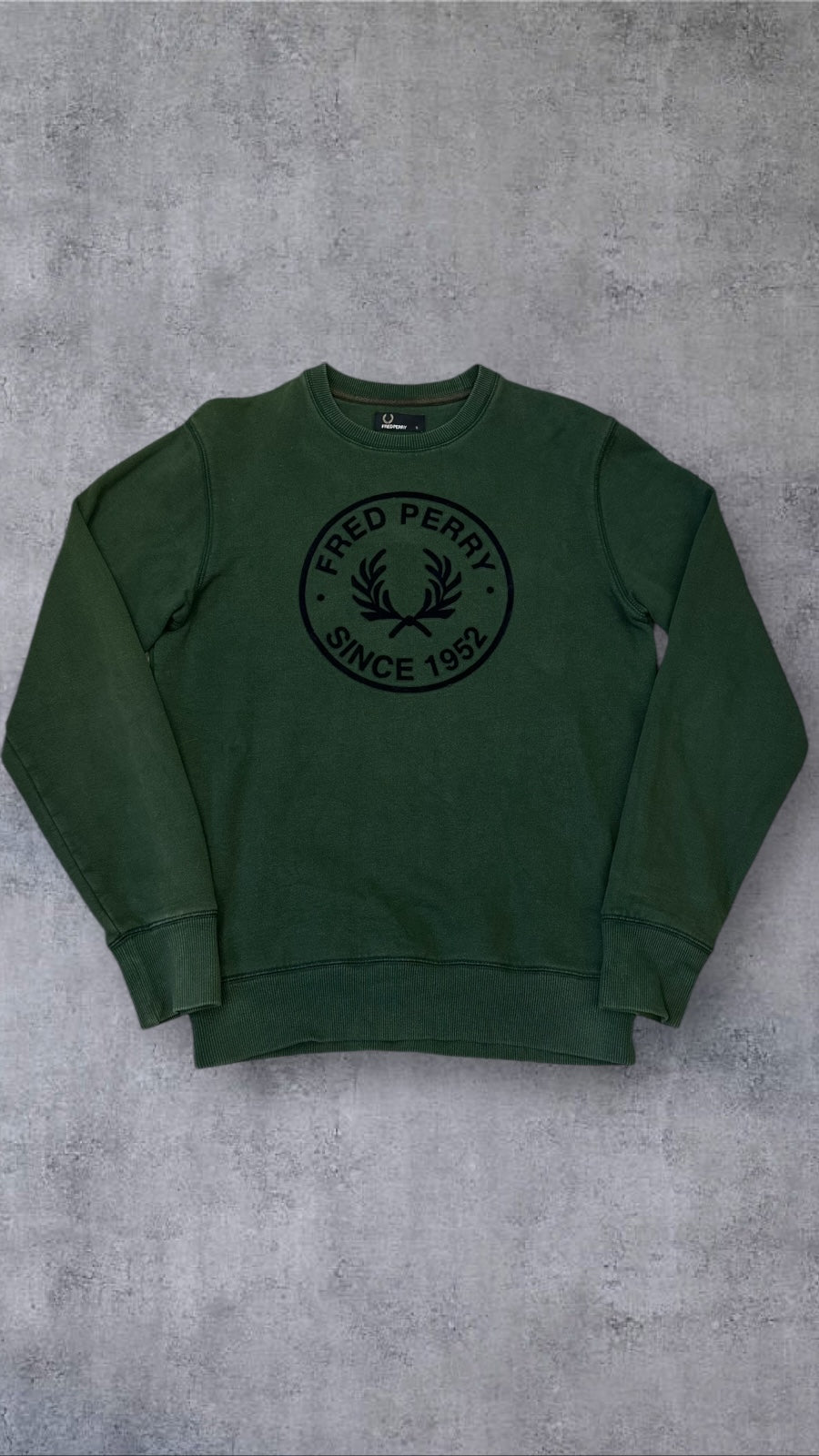 Fred Perry Sweatshirt Dunkelgrün S
