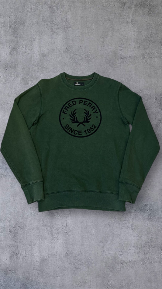 Fred Perry Sweatshirt Dunkelgrün S