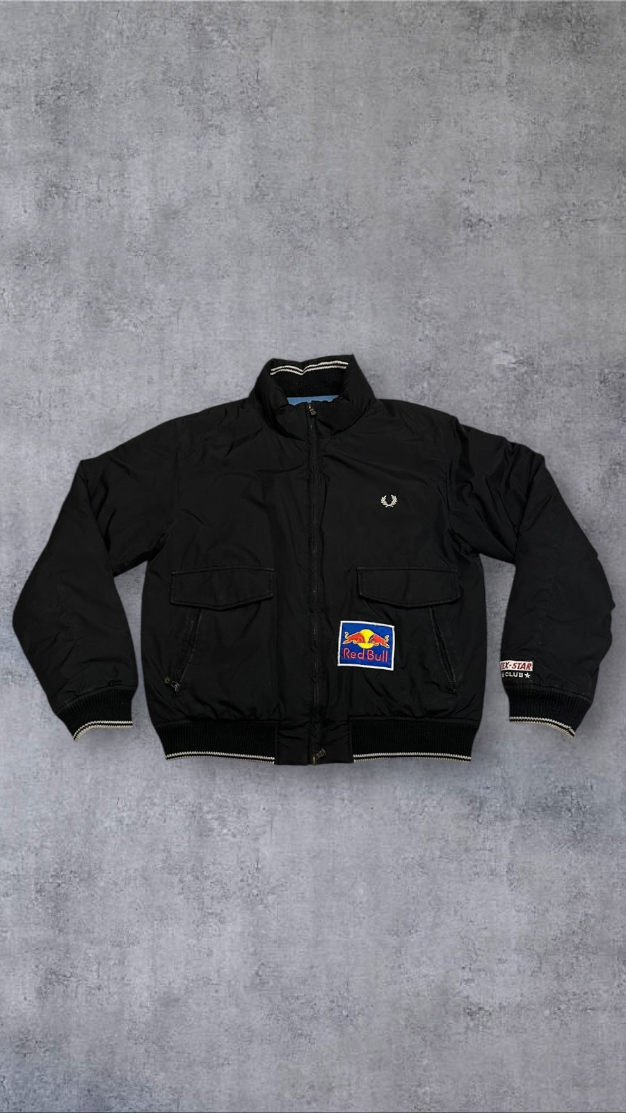 Fred Perry Winterjacke Daunenjacke Schwarz XL