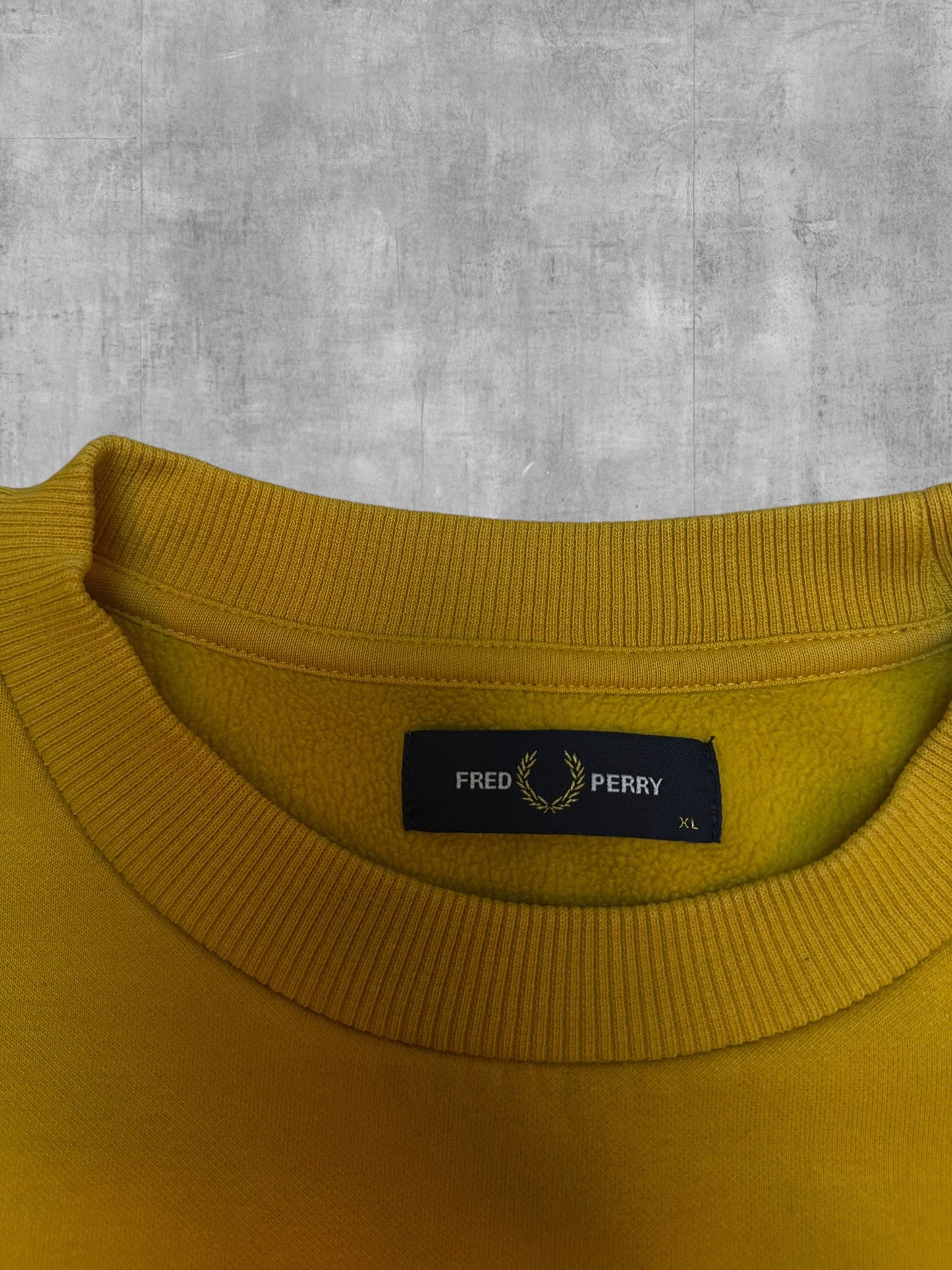 Fred Perry Sweatshirt Gold / Gelb XL