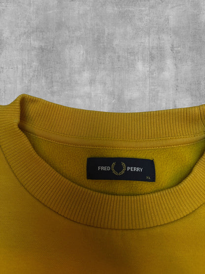 Fred Perry Sweatshirt Gold / Gelb XL