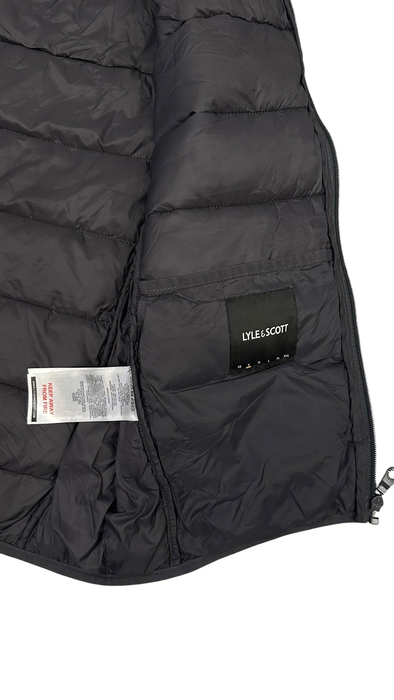 Lyle & Scott Weste Schwarz S