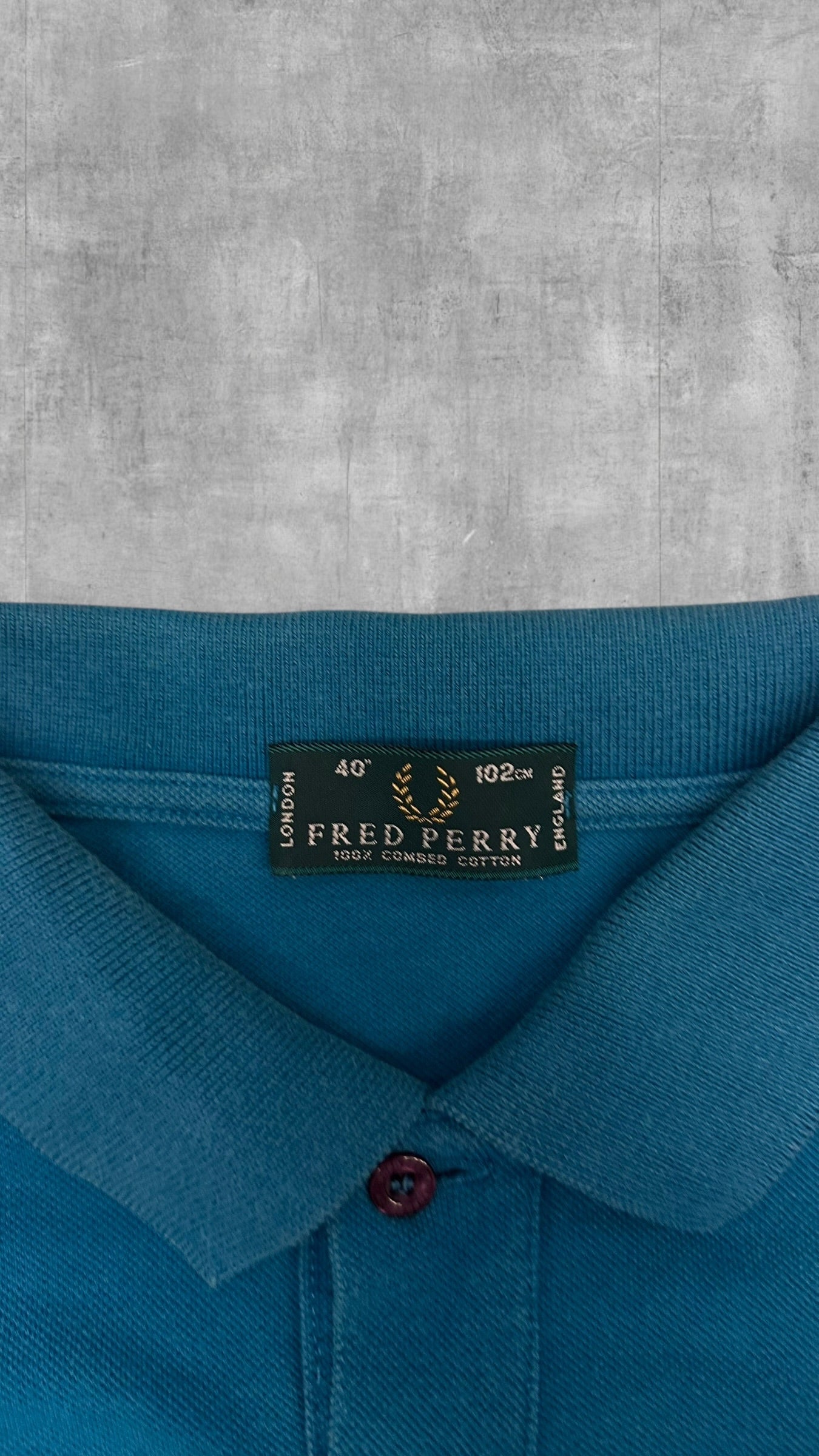 Fred Perry Polo Shirt Türkis M