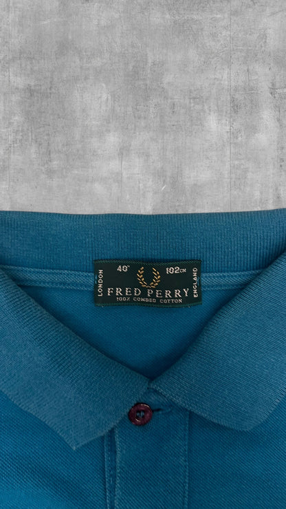 Fred Perry Polo Shirt Türkis M