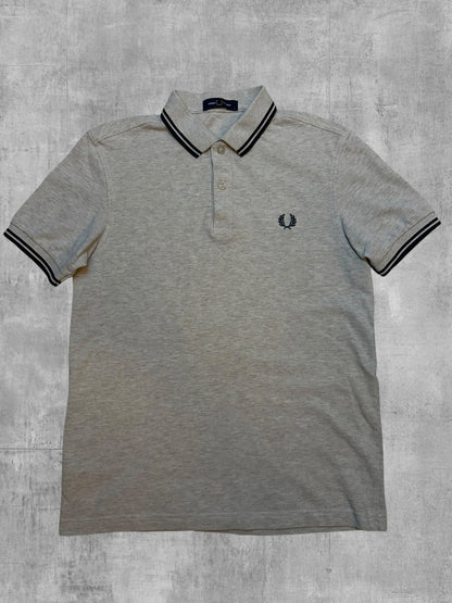 Fred Perry Polo Shirt Grau Schwarz S