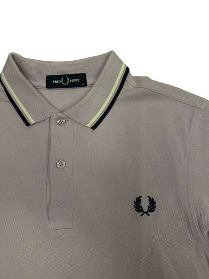 Fred Perry Polo Shirt Flieder Schwarz XS