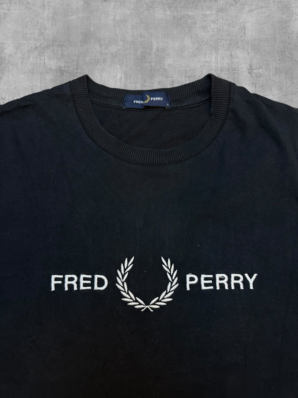 Fred Perry T-Shirt Schwarz S