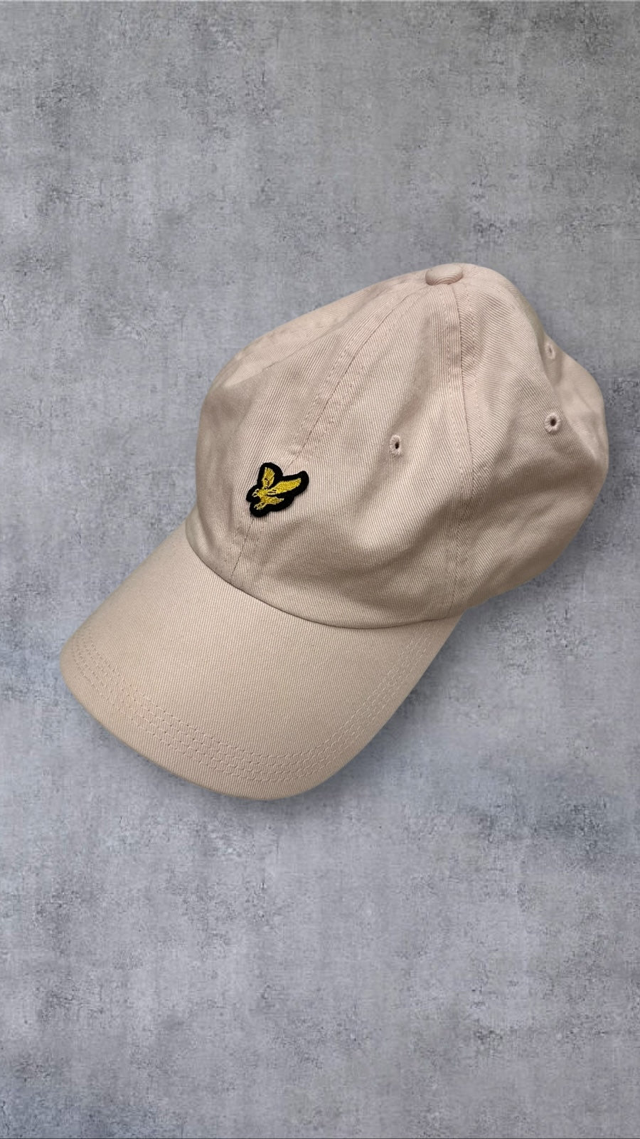 Lyle & Scott Cap Mütze Rosa Weiß