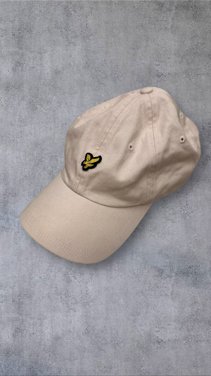 Lyle & Scott Cap Mütze Rosa Weiß