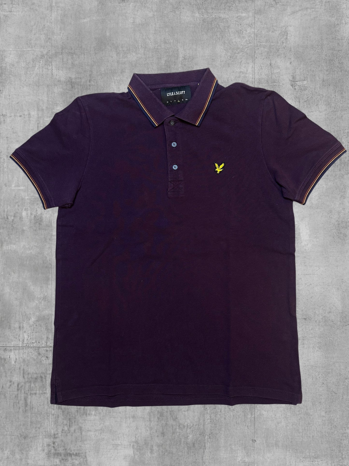 Lyle & Scott Polo Shirt Weinrot L