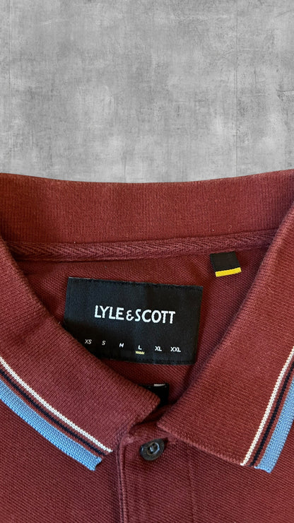 Lyle & Scott Polo Shirt Weinrot L