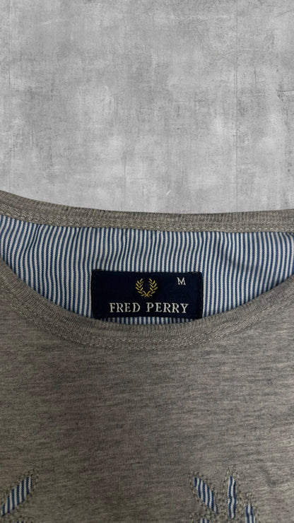 Fred Perry Longsleeve T-shirt Grau M