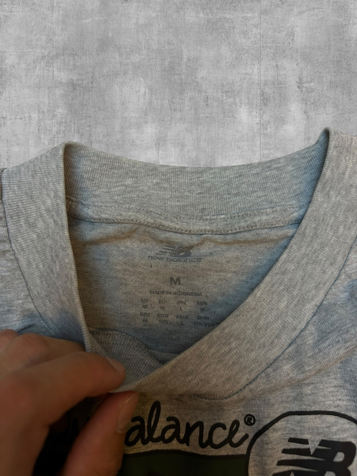 New Balance Vintage T-Shirt Grau M