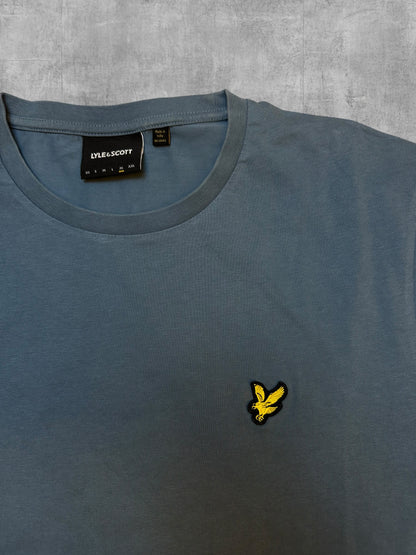 Lyle & Scott T-shirt Türkis Grau XL