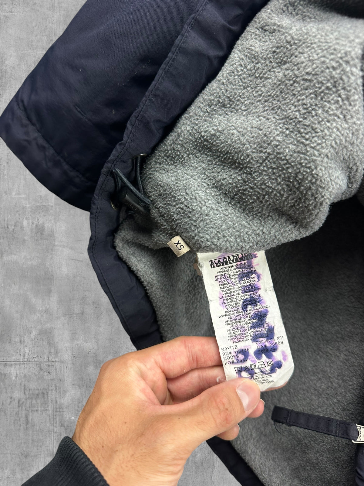 Napapijri Jacke Windbreaker gefüttert Navy Blau XS
