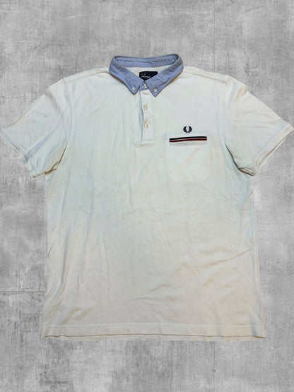Fred Perry Polo Shirt Weiß XL